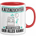 Katzenzüchter Tasse Geschenk für Katzenzüchter Der Mann Der Alles Kann Geschenkidee zum Geburtstag Rot Trendation