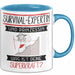 Survival-Expertin Und Prinzessin Tasse Geschenk Für Eine Survival-Expertin Geburtstag Was Ist Deine Superkraft Blau Trendation