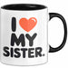 Big Sister Ältere Geschwister Schwestern Tasse Becher Geschenk Lustige Geschenkidee Spruch Ich Liebe Meine Schwester Trendation