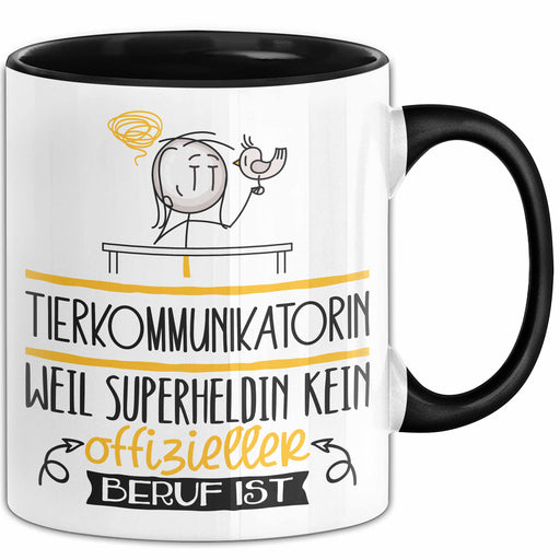 Tierkommunikatorin Geschenk Tasse Lustiger Spruch Tierkommunikatorin Weil Superheldin Kein Offizieller Beruf Ist Geschenkidee Trendation
