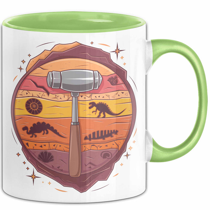 Geologe Tasse Geschenk Lustige Geschenkidee Spruch Für Erd Entdecker Grün Trendation