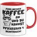 Humor Tasse Pflege Fass Meinen Kaffee An Kaffee-Becher Lustig Büro Krankenschwester Und Du Kannst Pflegegrad 4 Beantragen Rot Trendation