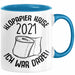 Klopapier Krise 2021 Ich War Dabei Tasse Geschenk Kaffee-Becher Lustige Geschenkidee Blau Trendation