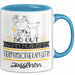 Tierphysiotherapeutin Geschenk Tasse So Gut Kann Nur Eine Tierphysiotherapeutin Aussehen Geschenkidee Geburtstag Weihnachten Lustig Blau Trendation