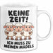 Schaf Tier Bauer Tasse Becher Geschenk Lustige Geschenkidee Spruch Keine Zeit Ich Muss Zu Meinen Mädels Weiß Trendation
