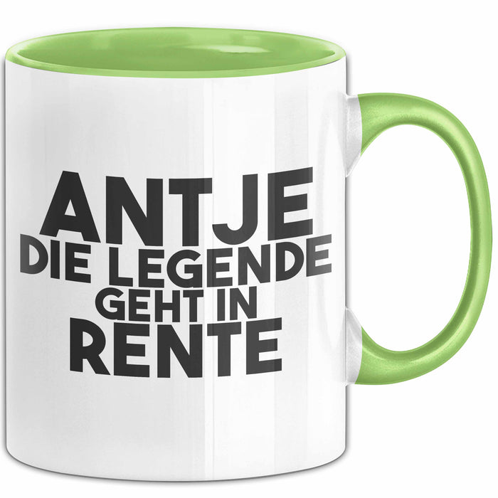 Antje Tasse Antje – Die Legende Geht In Rente Geschenk