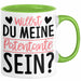 Willst du Meine Patentante Sein Verkündung Tasse Geschenkidee Spruch Beste Patentante Kaffee-Becher Grün Trendation