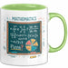 Mathematiker Tasse Geschenk Lustige Geschenkidee Spruch Für Zahlen Liebhaber Grün Trendation