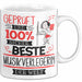 Beste Musikverlegerin Der Welt Tasse Geschenk für Eine Musikverlegerin Geprüft Und Sicher Geschenkidee Geburtstag Weihnachten Weiß Trendation
