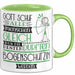 Bogenschützin Geschenk Becher Tasse Gott Schuf Alle Menschen Gleich Nur Die Besten Durfeten Bogenschützin Werden Geschenkidee Lustig Grün Trendation