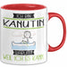 Kanutin Tasse Geschenk Ich Bin Kanutin Warum Weil Ich Es Kann Geschenkidee Geburtstag Rot Trendation
