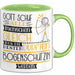 Bogenschützin Geschenk Becher Tasse Gott Schuf Alle Menschen Gleich Nur Die Besten Durfeten Bogenschützin Werden Geschenkidee Lustig Grün Trendation