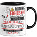 Hundegassi-Service Tasse Geschenk Lustiger Spruch Bitte Erheben Sie Sich Seine Majestät Die Hundegassi-Service Betritt Den Raum Schwarz Trendation