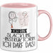Geschenk für Slackline-Instruktorin Tasse Lustige Geschenkidee Geburtstag Ich Bin Slackline-Instruktorin Ich Darf Das Rosa Trendation