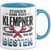Klempner Tasse Geschenk Besten Werden Klempner Geschenkidee Blau Trendation