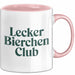 Bierclub Bierliebhaber Tasse Geschenk Lustige Geschenkidee Spruch Lecker Bierchen Club Palma Clothing Rosa Trendation