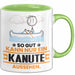 Kanute Geschenk Tasse So Gut Kann Nur Ein Kanute Aussehen Geschenkidee Kaffee-Becher Grün Trendation