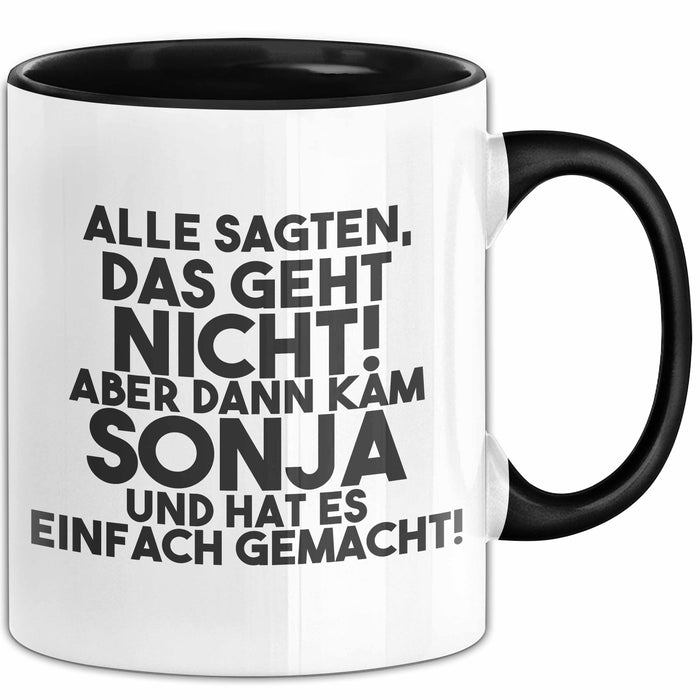 Sonja Tasse Alle Sagten Das Geht Nicht, Aber Dann Kam Sonja Geschenk
