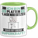 Plattenladenbesitzer Tasse Geschenk für Plattenladenbesitzer Geburtstag Lustiger Spruch Kaffee-Becher Was Ist Deine Superkraft Grün Trendation