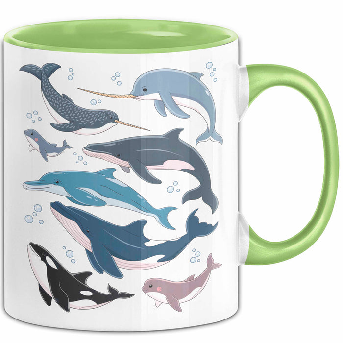 Wal Tier Tasse Geschenk Lustige Geschenkidee Spruch Grün Trendation