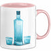 Wodka Trinker Tasse Geschenkidee für Spirituosen Liebhaber Rosa Trendation