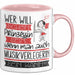 Musikverlegerin Tasse Geschenk Spruch Wer Will Schon Prinzessin Sein Wenn Man Auch Musikverlegerin Sein Kann Rosa Trendation