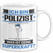 Polizist Tasse Geschenk für Polizist Geburtstag Lustiger Spruch Kaffee-Becher Was Ist Deine Superkraft Weiß Trendation