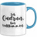 Gudrun Tasse Ich Gudrun, Bin Vollkommen Geschenk Blau Trendation