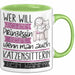 Katzensitterin Tasse Geschenk Spruch Wer Will Schon Prinzessin Sein Wenn Man Auch Katzensitterin Sein Kann Grün Trendation