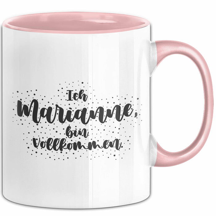 Marianne Tasse Ich Marianne, Bin Vollkommen Geschenk Rosa Trendation