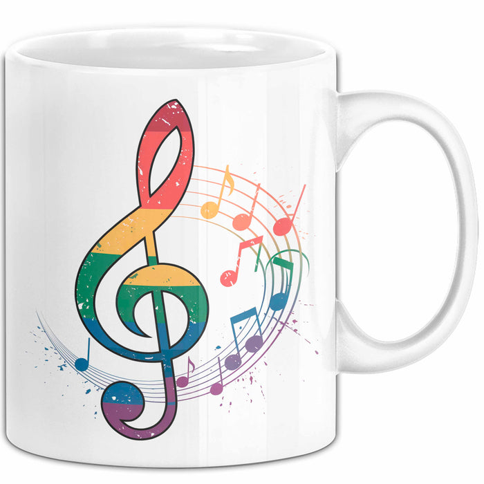 Musikliebhaber Musiker Tasse Geschenk Lustige Geschenkidee Spruch Weiß Trendation