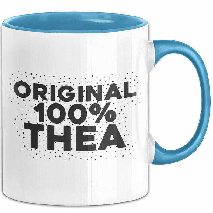 Thea Tasse Original 100% Thea Geschenk Blau Trendation