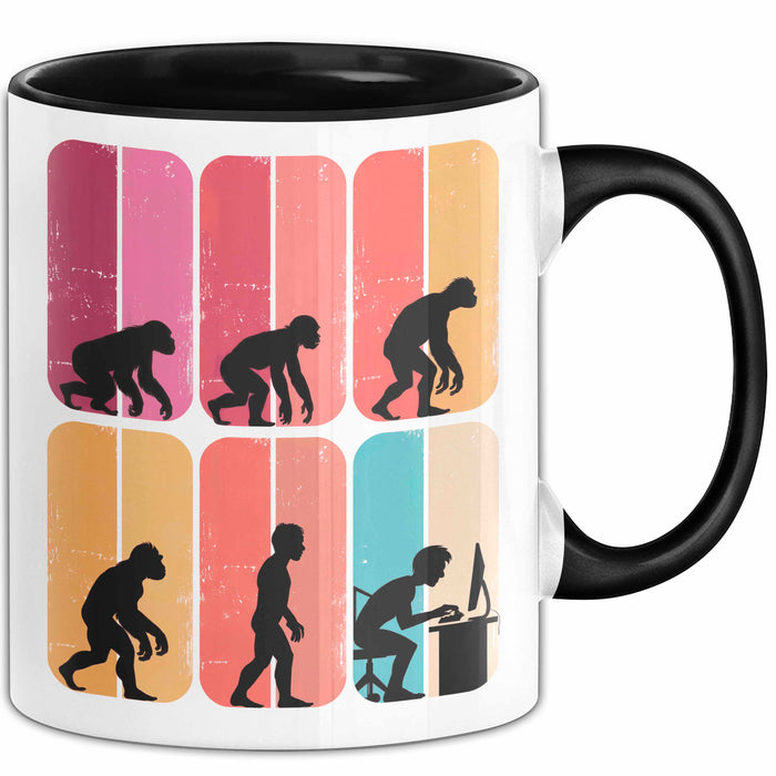 Gamer PC Gaming Liebhaber Tasse Geschenk Lustige Geschenkidee Spruch Gamer Evolution Trendation