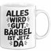 Bärbel Tasse Geschenk Alles Ist Gut Bärbel Ist Jetz Da Geschenkidee Becher mit Name Weiß Trendation