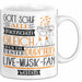 Live-Musik-Fan Geschenk Becher Tasse Gott Schuf Alle Menschen Gleich Nur Die Besten Durfeten Live-Musik-Fan Werden Geschenkidee Lustig Weiß Trendation