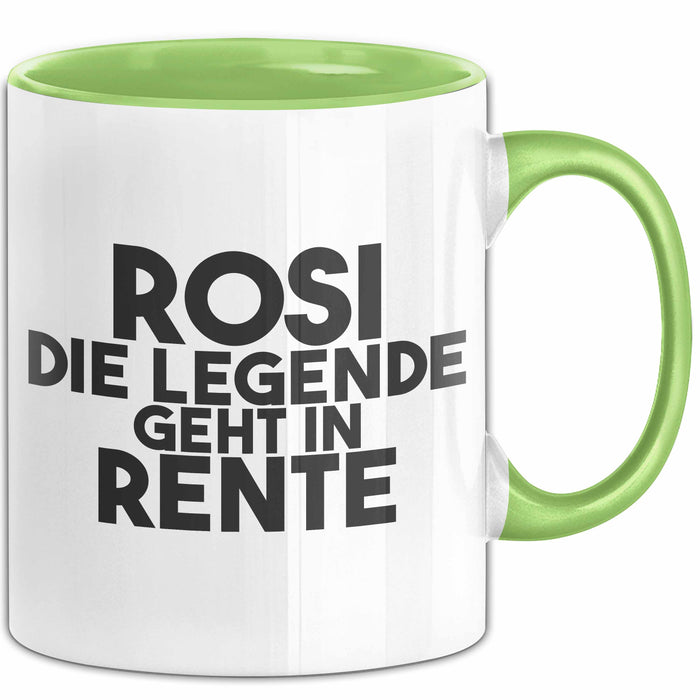 Rosi Tasse Rosi – Die Legende Geht In Rente Geschenk
