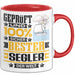 Segler Geschenk Lustiger Spruch für Segler Geschenkidee Bester Segler Der Welt Rot Trendation