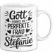 Stefanie Tasse Geschenk Gott Formte Die Perfekte Frau Stefanie Geschenkidee Weiß Trendation