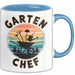 Garten Pflanzen Gärtner Tasse Geschenk Lustige Geschenkidee Spruch Garten Chef Blau Trendation