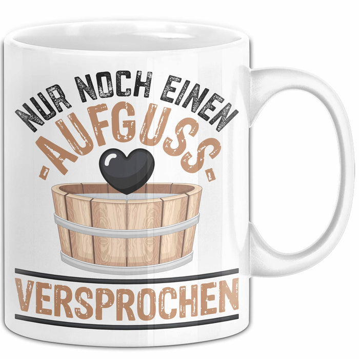 Lustige Tasse Geschenk Aufguss Versprochen Witziger Becher Weiß Trendation