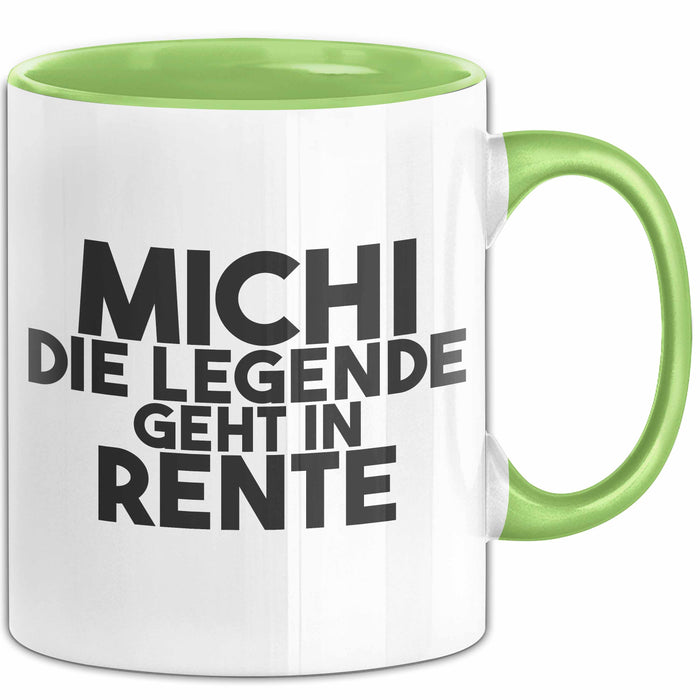 Michi Tasse Michi – Die Legende Geht In Rente Geschenk