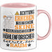 Höhlenforscher Geschenk Tasse Lustiger Spruch Erheben Sie Sich Der Höhlenforscher Betritt den Raum Rosa Trendation
