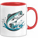 Angler Tasse Geschenkidee Angelbegeisterter Lustiger Spruch Geschenkidee Lustig Rot Trendation