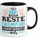 Witzige Tasse Geschenk So Sieht Der Beste Ehemann Der Welt Aus Schwarz Trendation