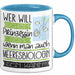 Meeresbiologin Tasse Geschenk Spruch Wer Will Schon Prinzessin Sein Wenn Man Auch Meeresbiologin Sein Kann Blau Trendation