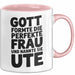 Ute Tasse Geschenk Gott Formte Die Perfekte Frau Ute Geschenkidee Rosa Trendation