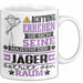 Jäger Geschenk Tasse Lustiger Spruch Erheben Sie Sich Der Jäger Betritt den Raum Weiß Trendation