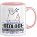 Geologe Geschenk Tasse Ich Bin Geologe Aber Sag Doch Einfach Superheld Lustige Geschenkdiee für Geologe Kaffee-Becher Rosa Trendation