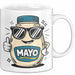 Mayo Süchtiger Tasse Geschenkidee für Cremiger Aufstrich Fan Weiß Trendation