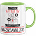 Musiksammlerin Tasse Geschenk Becher Stark Attraktiv Furchtlos Musiksammlerin Lustige Geschenkidee Grün Trendation